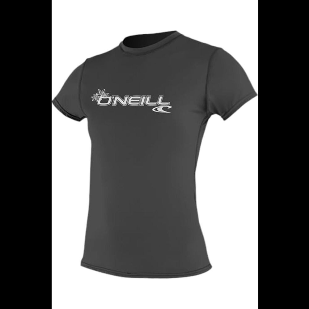 O'Neill Women's Basic Skins Upf 50+ Short Sleeve Sun Shirt Black - Regular
